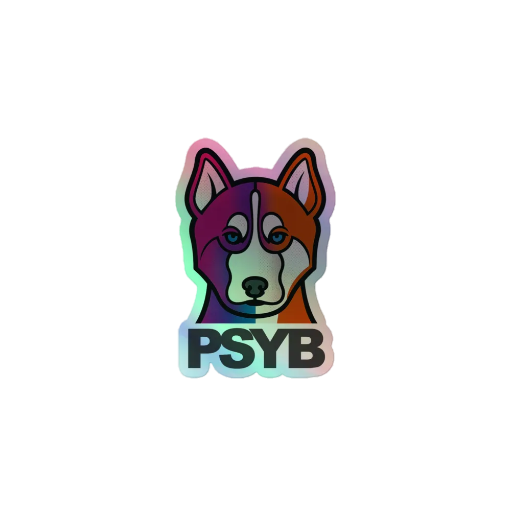 Husky Holographic stickers